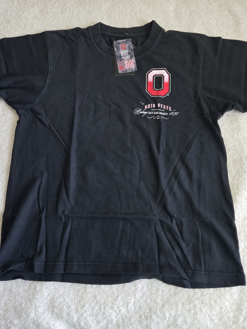 The Wild Collective Unisex Ohio State Streetwear Tee, Medium Black. NWT!